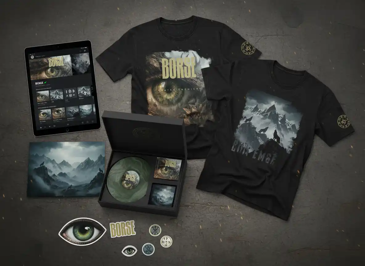 BORSE — Mockup merch + box set